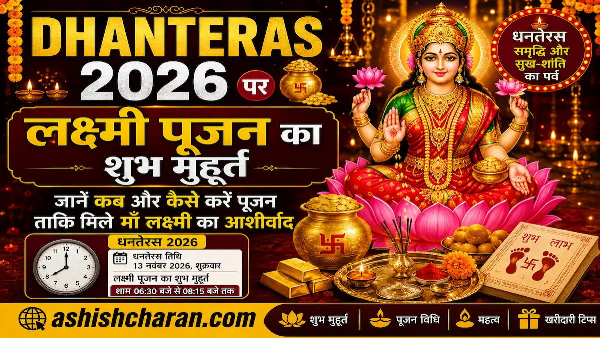 Dhanteras 2025 Par Laxmi Pujan Ka Shubh Muhurat – जानें कब और कैसे करें पूजन ताकि मिले माँ लक्ष्मी का आशीर्वाद