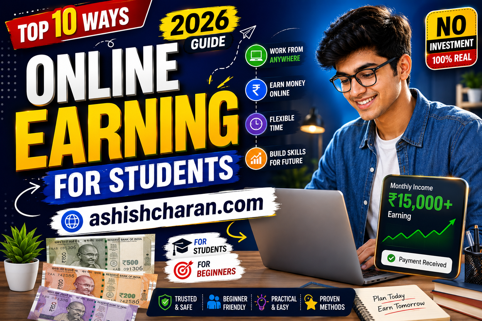 Online Earning For Students? Kya Students Online Paise Kama Sakte Hain?